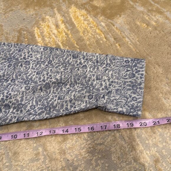 robert graham long sleeve shirt 3XLB flower print all over in EUC flip cuffs - Picture 11 of 12